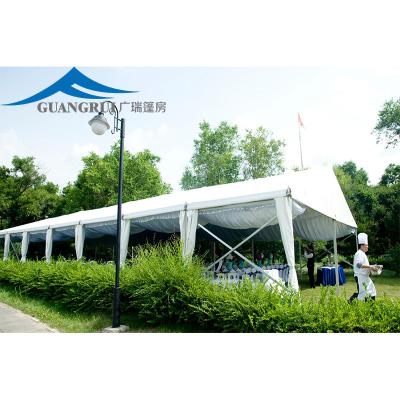 China Waterproof \ Fireproof \ Wind Resistant GUANGRUI 500 people Wedding Party Tents For Sale Festival Tent white marquee tent for sale for sale