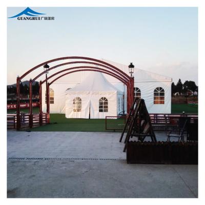 China Waterproof \ Fireproof \ Wind Resistant Outdoors marquee luxury wedding tent for rental event wedding tent for 100 300 500 1000 people for sale