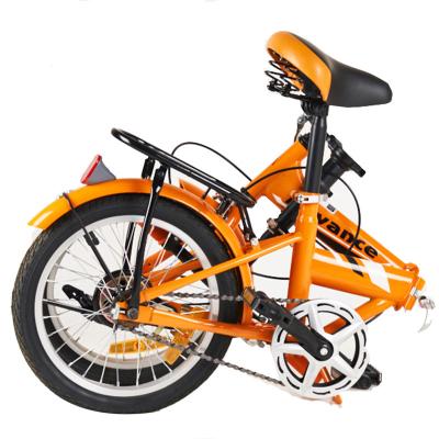 China Best Entry Level High Quality Fiber Carbon Steel Double Suspension Alloy Folding Bike Adult Lightweight Bicycle for sale