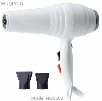 China Salon Hair Dryer 2300W Ionic Black Nylon Material Hair Blow Dryer With Blue Light And Cold Shot for sale