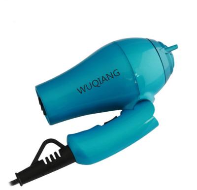 China Mini Wuqiang Factory Wholesale High Quality 1000W Electronic Household Hair Dryer Foldable Dual Voltage Hair Dryer for sale