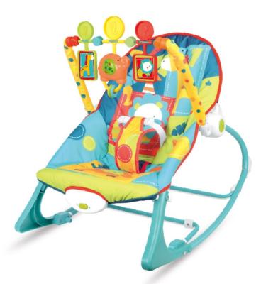 China Eco-friendly Infant Bouncer Rocker Chair Baby Multi Functional Electric Vibration Bouncer With Music for sale