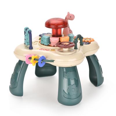 China Baby Eco-friendly Early Educational Smart Kids Multifunctional Table Game Desk Study Set for sale