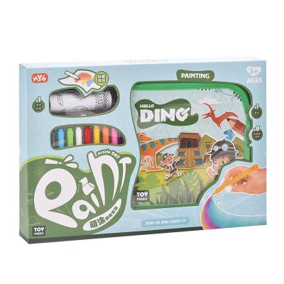 China Amazon Eco-friendly Hot Selling Dinosaur Toys Intelligent Drawing Toys Wholesale Gifts For Kids Smart Toys Children Painting Magic Doodle for sale