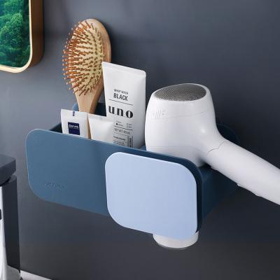 China Wall Mounted Storage Rack New Arrival Multifunctional Bathroom Hair Dryer Hair Dryer Storage Rack for sale