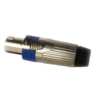 China audio & Video 4 Pin Metal Speaker Connector for sale