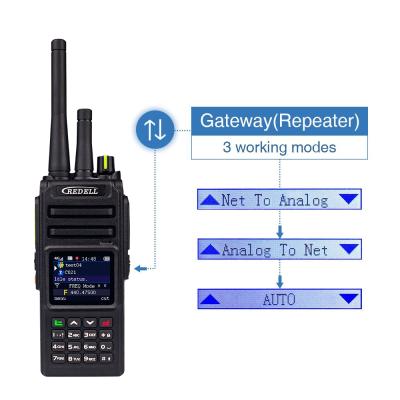 China Waterproof POC 4G +Analog Dual Mode Radio Mixed-Mode Auto Communications R 1560 for sale