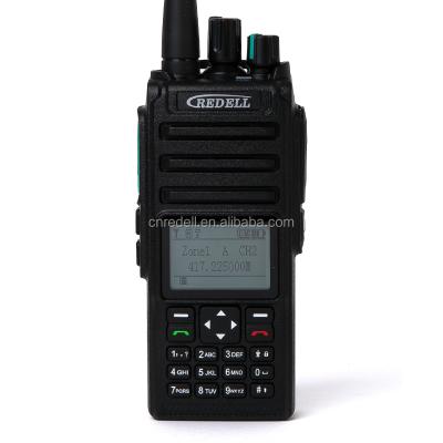 China WATERPROOF IP-66 REDELL DMR Digital Dual Radio DM-1360 Time Slot For Point To Point Mobile Radio For Government/Police 3000MAH for sale