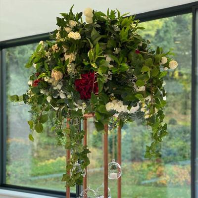 China Latest Wedding Decoration KCFB-304 Design Greenery Flower Ball For Wedding Centerpiece for sale