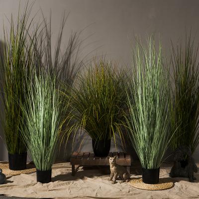 China Wholesale Bulk Artificial Indor Decoration Faux Pampas Grass Plants For Home Decor for sale