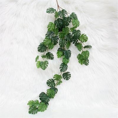 China Indor Decoration Wholesale Best Direct Selling New Ivy Turtle Leaf Factory Artificial Ivy Leaves Vines Fake Rattan for sale