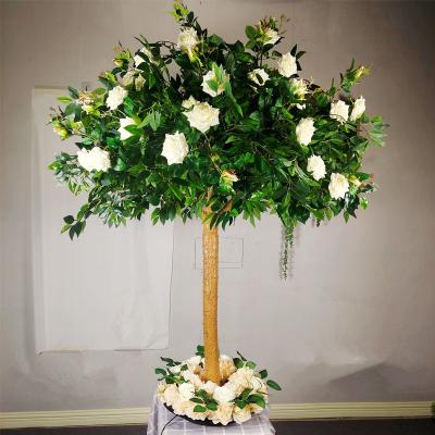 China 5ft High Green Tree Eco - Friendly Wedding Event Decoration For Table Centerpiece for sale