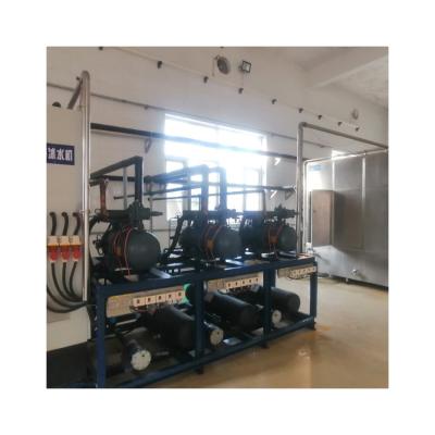 China Customize Vegetables Dairy Farm Chilled Water Chiller Screw Falling Chiller for sale