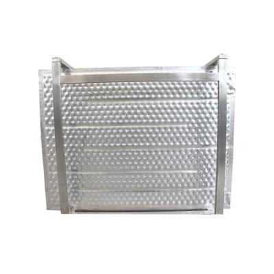 China Factory Customize Size-Customizable Welded Stainless Steel Dimple Plate Refrigerator for sale