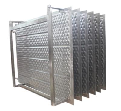 China Customize Cooling Dairy Equipment Stainless Steel Cooling Falling Film Chiller for sale