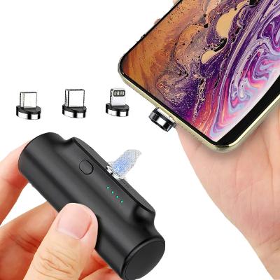 China Promotional Magnetic 3 to 1 Magnetic Fast Charging Support Portable Power Bank Mini Power Bank Charger High Quality Magnetic Power Bank for sale