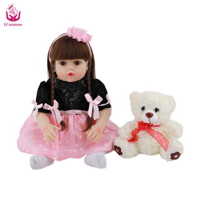 China Cheap Realistic Soft Toy Ucanaan 48Cm Toddler Girl 19Inch Baby Girl - Reborn Doll Silicone for sale