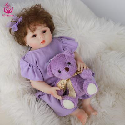 China UCanaan Girl 19 Inch 48Cm Bebe Soft Cute Reborn Baby Realistic Doll for sale