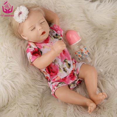 China Fashionable Design 18 Soft Toy UCanaan Diy Inches 45cm Reborn Doll Toy Kit Full Body Silicone Baby for sale