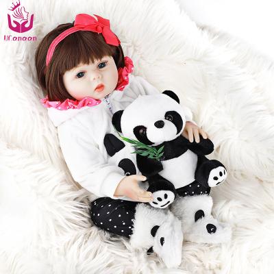 China UCanaan 19 Inches 48cm Naked Realistic Look Real Silicone Soft Toy Reborn Baby Dolls For Girls for sale