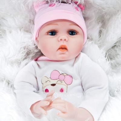 China UCanaan Reborn Toy Doll 22 Inch Soft Lifelike Silicone Body Toddler Reborn Doll for sale