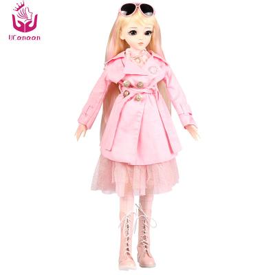 China Wholesale 18 Joints Body Ucanaan Girl Toy 60Cm 1/3 Fashion Fullset Bjd Ball Doll With Handmade Clothes for sale