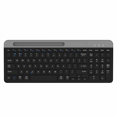 China Multi-Device Ultra-thin 2.4G BT Dual-mode Desktop Wireless Wireless Keyboard for Mobile Phone Computer Tablet for sale