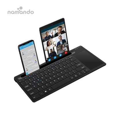 China 2.4G Wireless Ultra Thin Wireless Keyboard For PC Laptop Home Office Keyboards With Numpad W Touchpad 59 Keys Lightweight For PC Android TV Box for sale