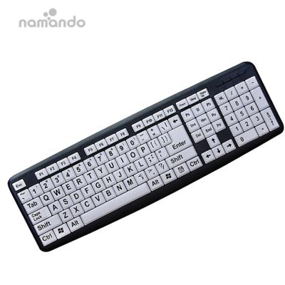 China namando factory usb large print keyboard cable keyboard standard cable usb for sale