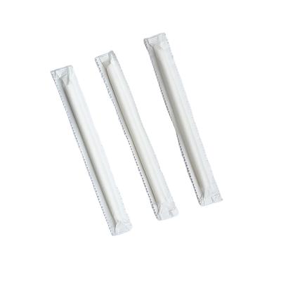 China Straw Disposable Biodegradable Milk Paper Drinking Straw Disposable Paper Telescopic Straw for sale