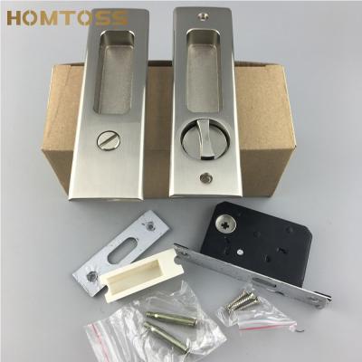 China ET / Square Type Zinc Alloy Privacy (BK) / SDL04-B Sliding Door Passage Lock for sale