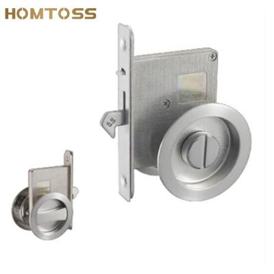 China ET / Privacy (BK) Round Function SDL07-B Handle BK Sliding Door Lock / Passage for sale