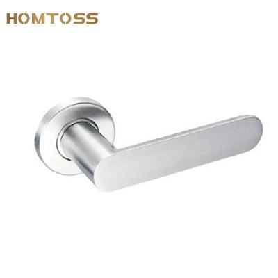 China Modern heavy solid door lock SSLH06 stainless steel lever door handle for sale