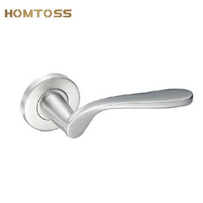 China Modern heavy solid door lock SSLH10 stainless steel lever door handle for sale