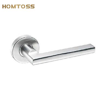 China Modern heavy solid door lock SSLH11 stainless steel lever door handle for sale