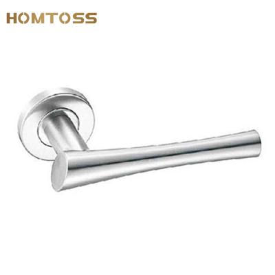 China Modern Heavy Solid Door Lock SSLH15 Stainless Steel Lever Door Handle for sale