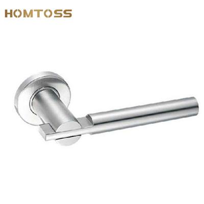 China Modern Heavy Solid Door Lock SSLH18 Stainless Steel Lever Door Handle for sale