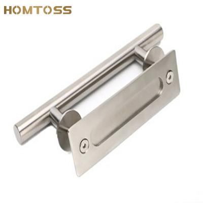 China Sliding Door Stainless Steel Barn Door Handle (HT-F002) for sale