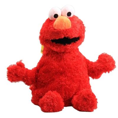 China 2021 Sesame Street High Quality Custom Plush New Arrival Soft Plush Elmo Cookie Monster Stuffed Toys Soft Backpack For Kids for sale