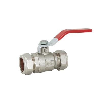 China Heating System WRAS Compression Ball Valve D'ANTAN 15mm 22mm 28mm For Water Supply Brass Ball Valve for sale