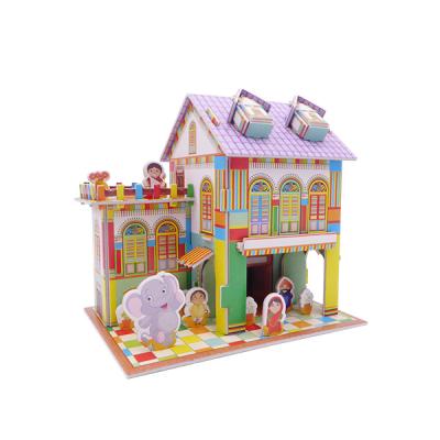 China Learning 3D Toys Study Toys Architectural Foam Puzzle Models Gift Shops Christmas Gift For Children Educational Toy Paper Learning Toys Child Custom for sale