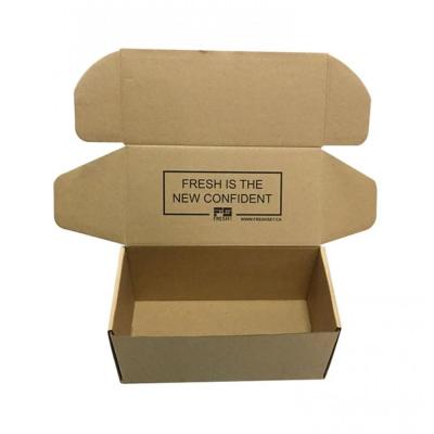 China Recyclable Custom Logo Printed Rigid Paper Packaging Corrugated Shipping Cardboard Box for sale