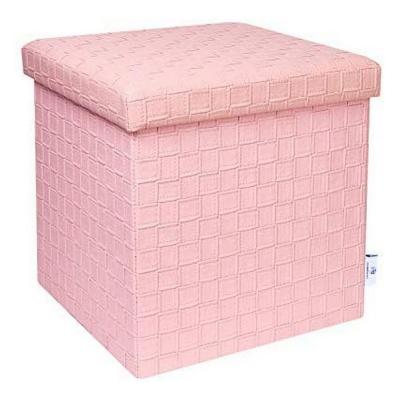 China Viable Storage Ottoman, Faux Leather Footstool Stool, Toy Chest Cube in Storage Box for sale