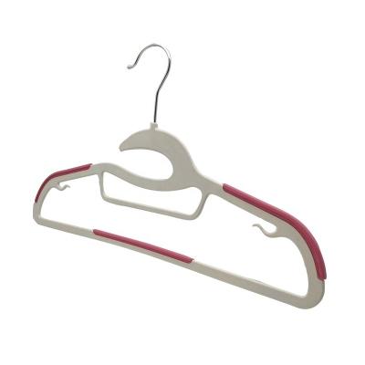 China OEM Manufacturer ABS High Quality Plastic Viable Dry Cloth Hanger Gear Plastic Coat Hanger For Garment for sale