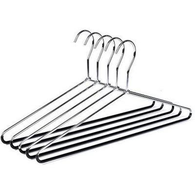 China Heavy Duty Metal Coat Hangers Sustainable Quality Metal Coat Hangers With Non-slip Rubber Coating For Pants for sale