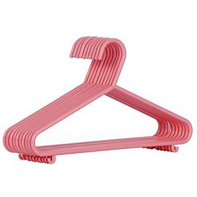 China Plastic Viable Kids Hangers Nursery Hangers with Hooks for Baby, Toddler, Kids, Children (30, Pink) for sale