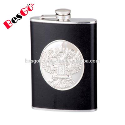 China Metal 304 Stainless Steel Hip Flask Liquor Whiskey Flask Pocket Liquor Bottle for sale