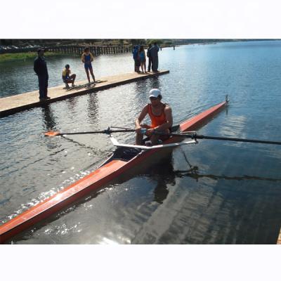 China Carbon Fiber Racing Single Shell Rowing Skiff 1X China Rowing Boat for sale