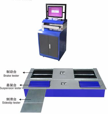 China 800-2200mm all in one testing machine for universal vehicles testing machine for sale