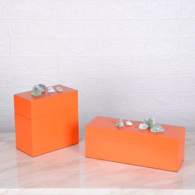 China MODERN HOME DECOR ACCESSORIES contemporary HANDCRAFT DECORATIVE WOODEN BOX SETS for sale